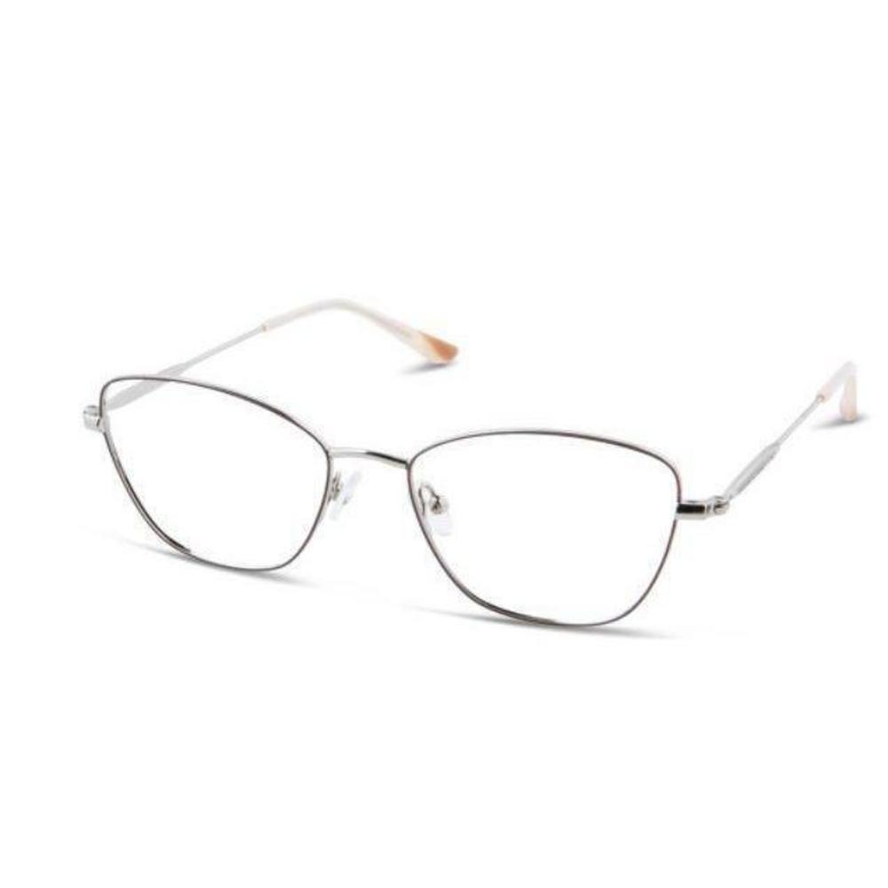 NEW Thin & Light QUILL Brown & Silver BIRDIE Eyeglasses 51/16/145 with Case